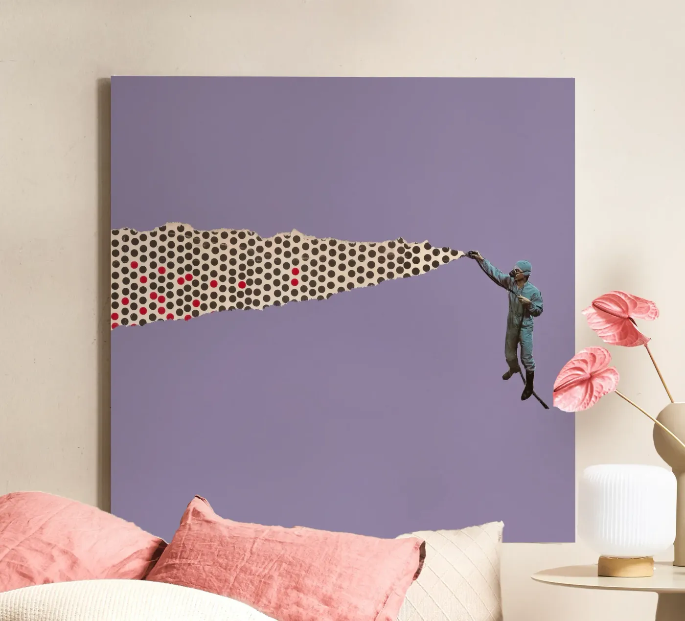 Pulverize canvas by Carlos Quitério