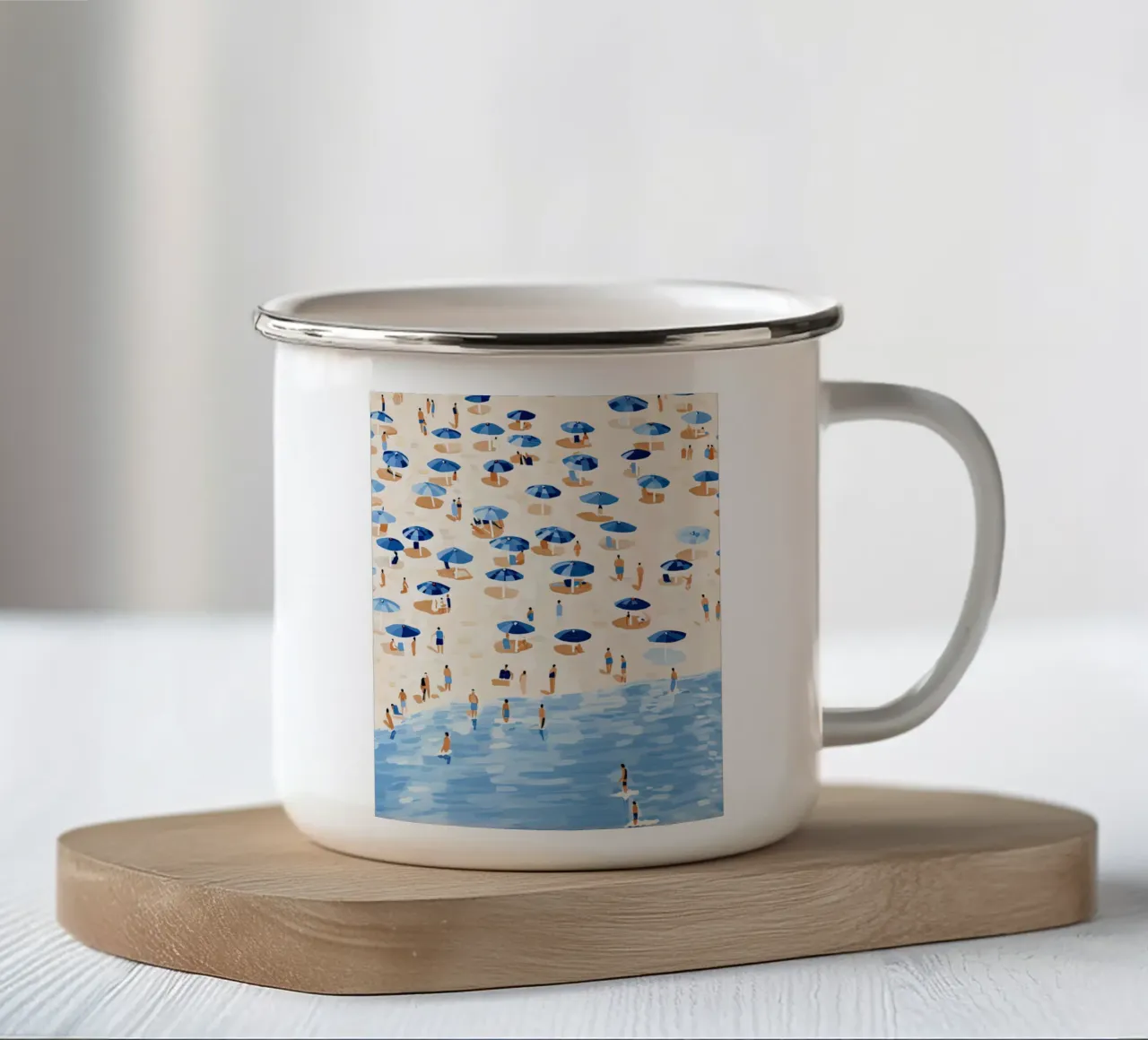 Brezza oceanica tazza in smalto da DaarbyN