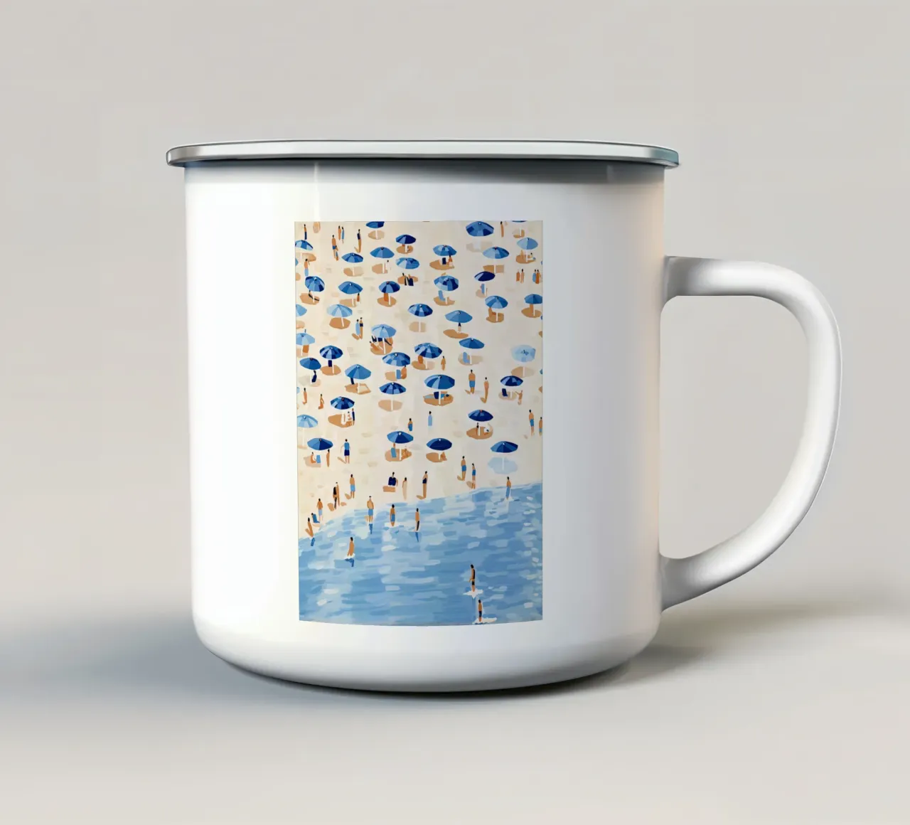 Brezza oceanica tazza in smalto da DaarbyN