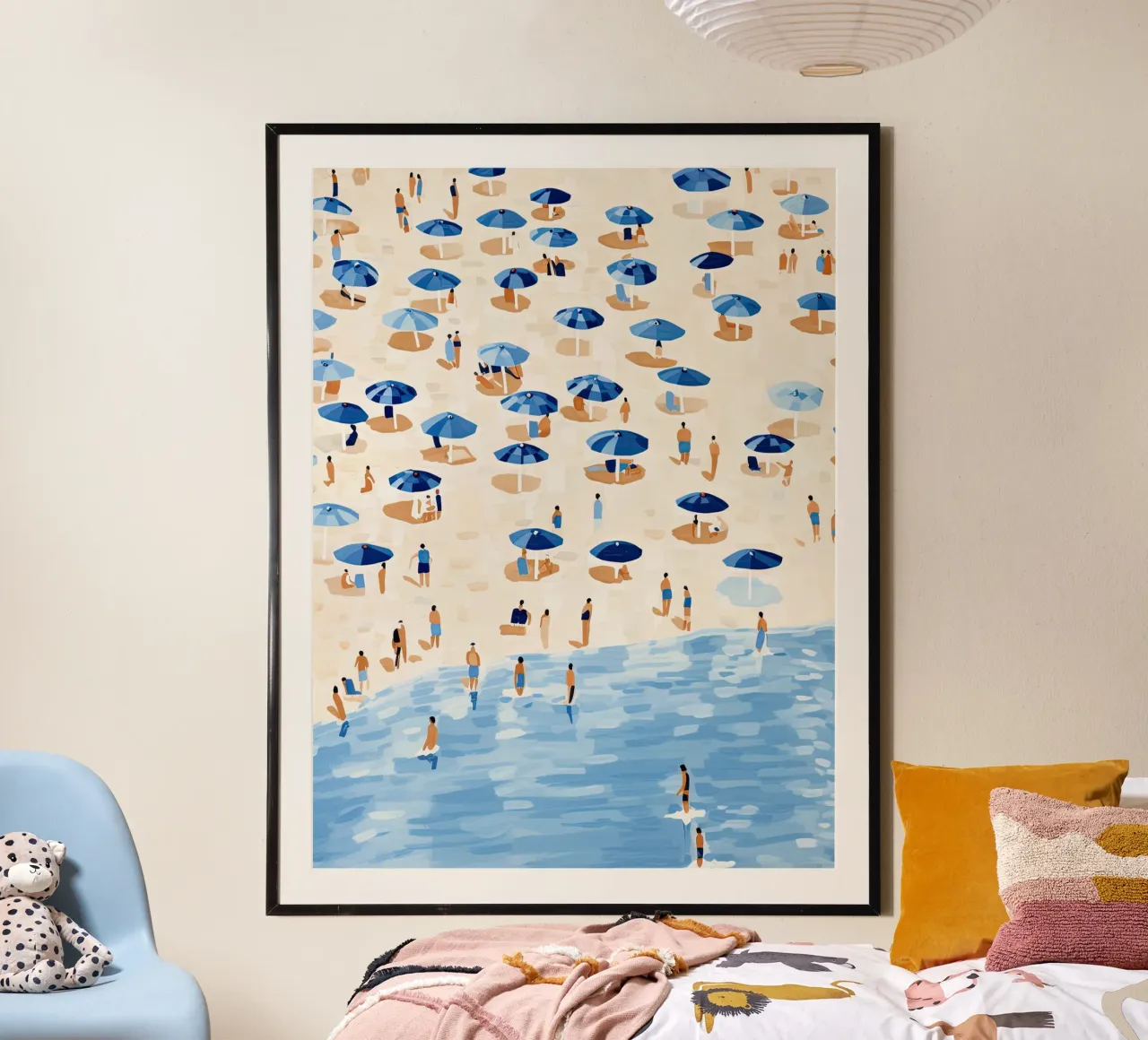 Brezza oceanica poster con telaio in alluminio da DaarbyN