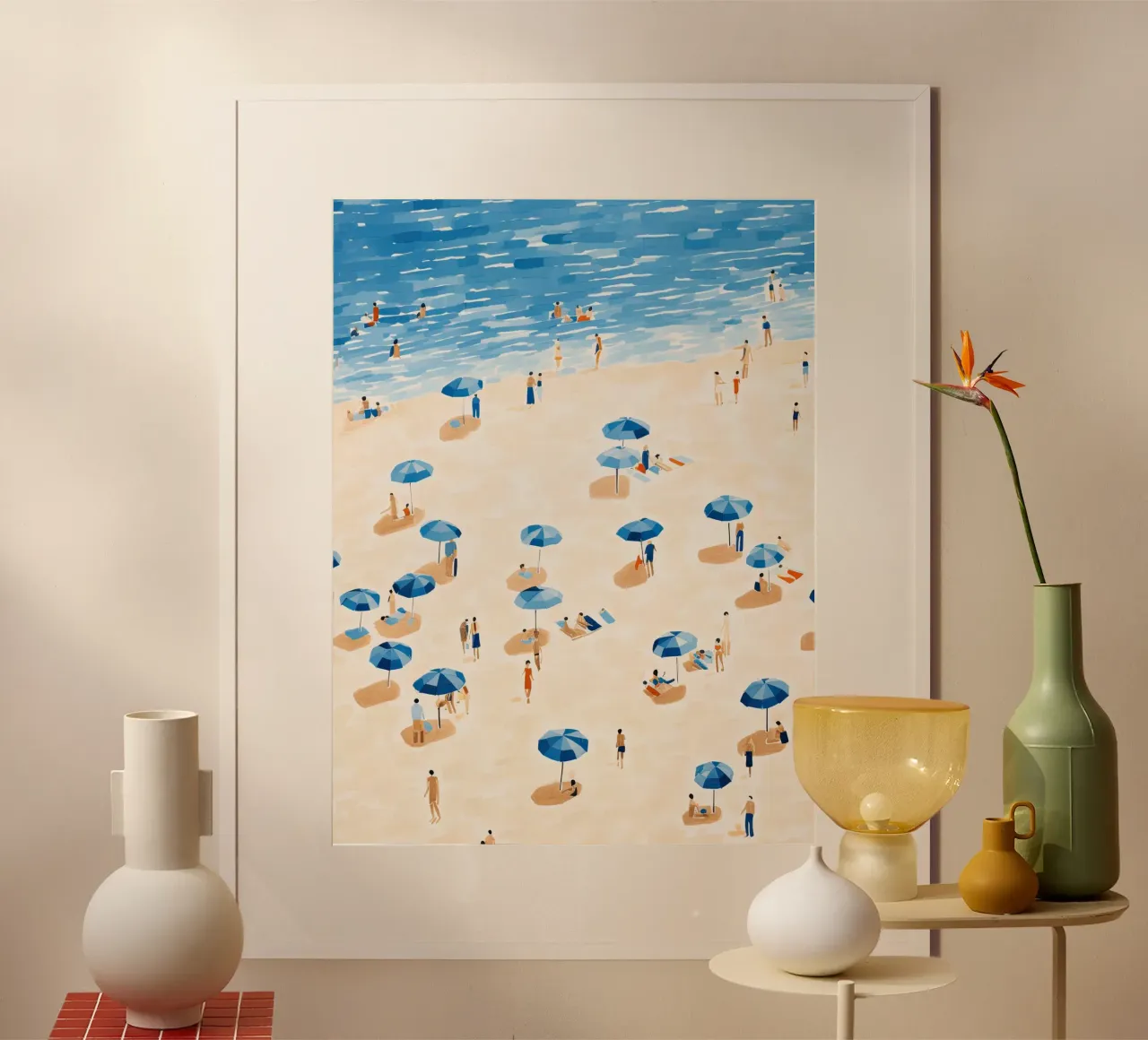 Sfumature d'estate poster con telaio in plastica da DaarbyN