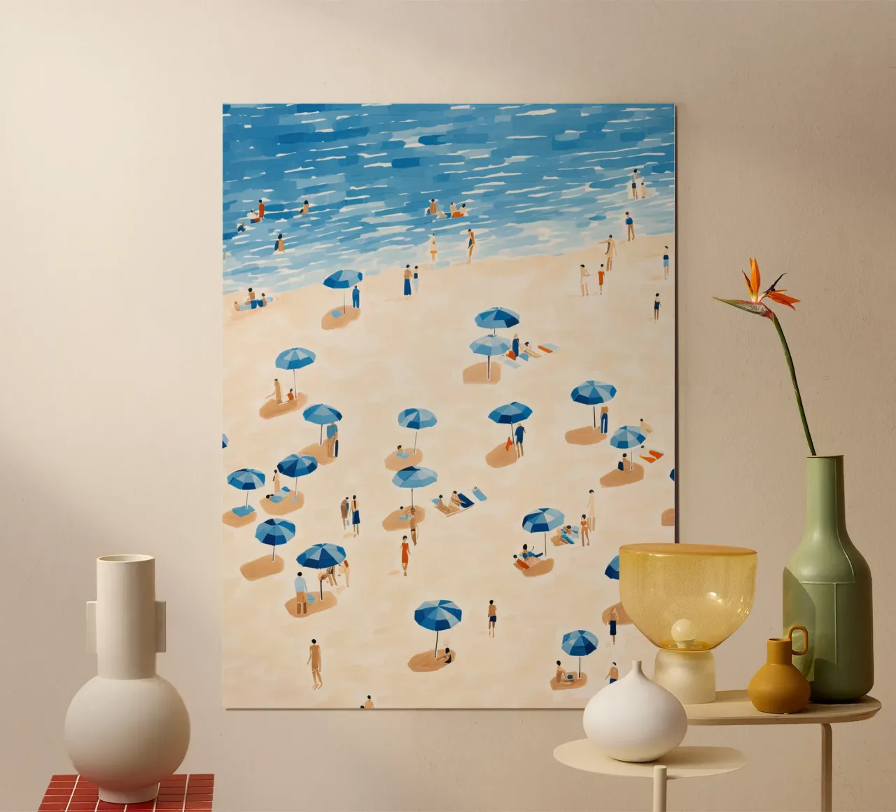 Sfumature d'estate poster con telaio in plastica da DaarbyN