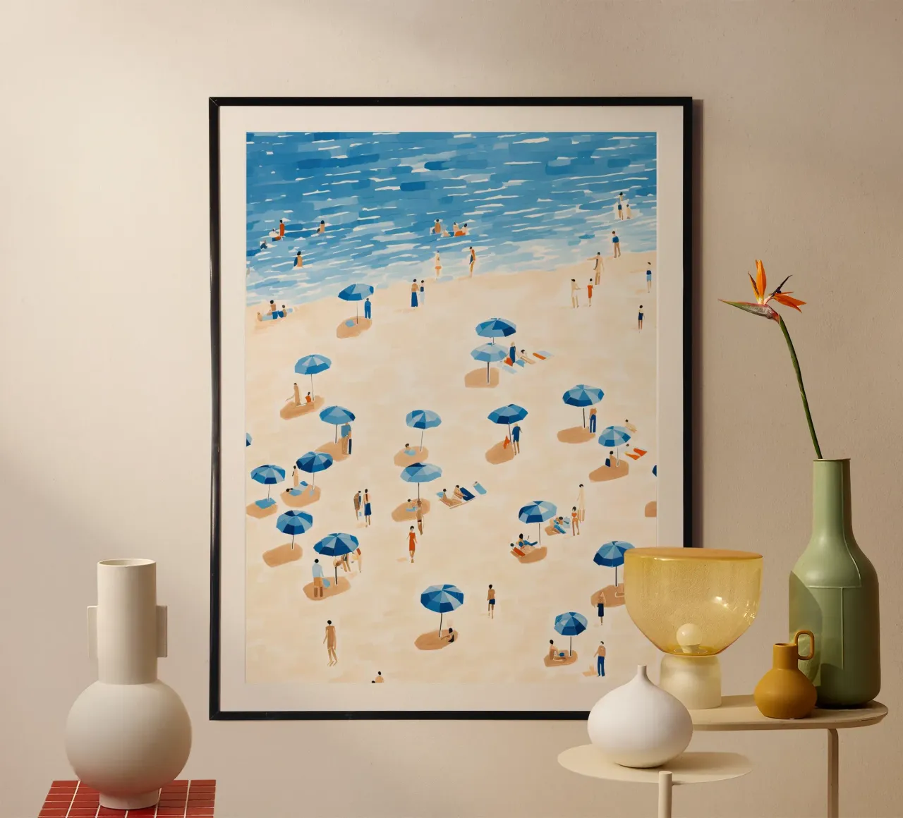 Sfumature d'estate poster con telaio in plastica da DaarbyN