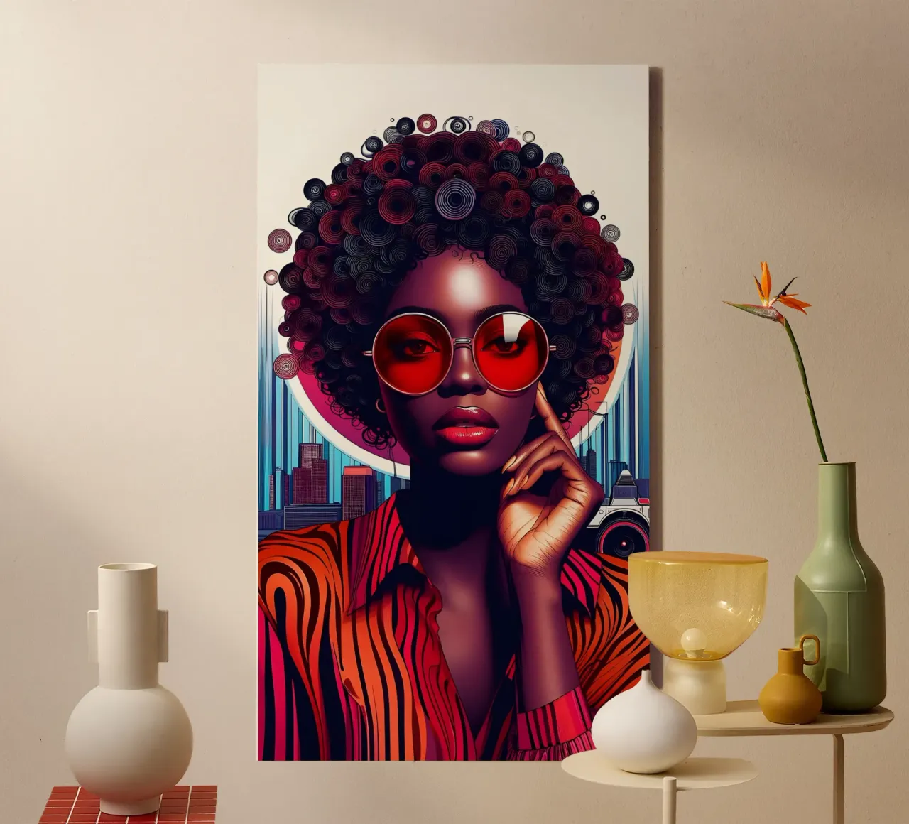 Urban Soul – Shades of Boldness tela con Cornice a cassetta da Milas Mumpitz