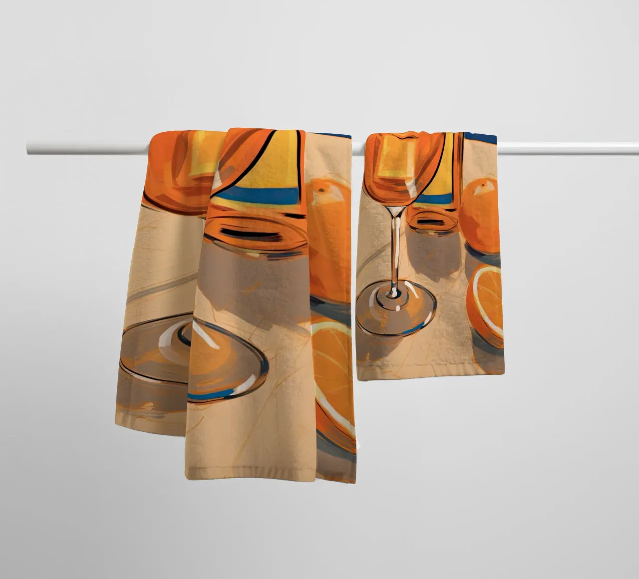 Aperol Vibes asciugamano da bagno da DaarbyN