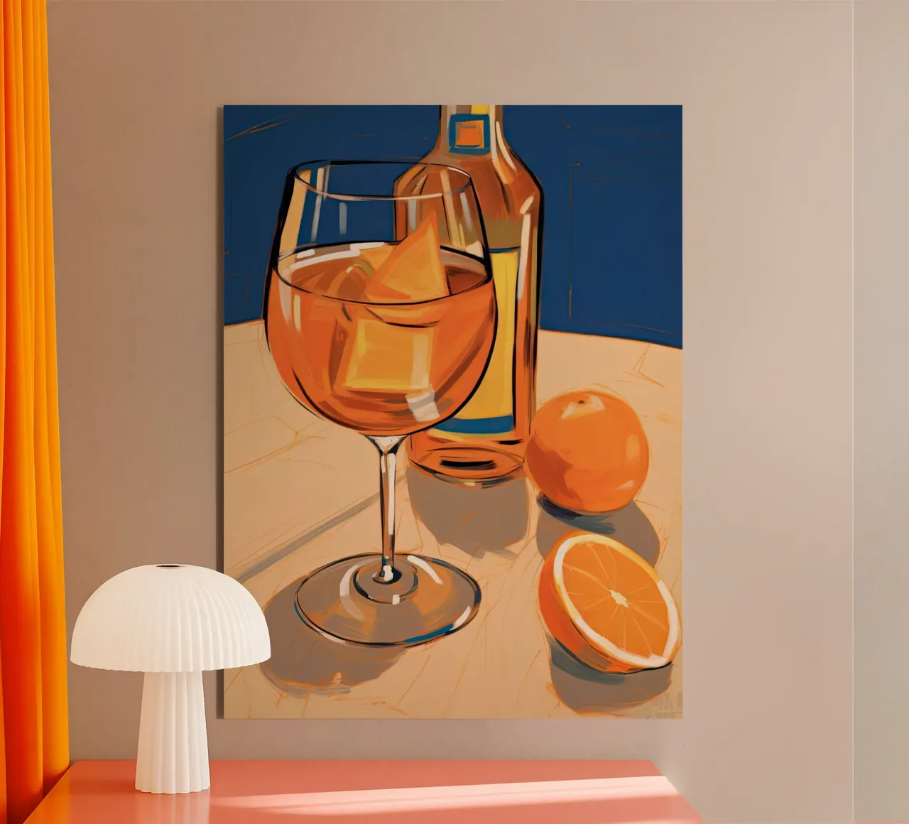 Aperol Vibes alluminio dibond da DaarbyN