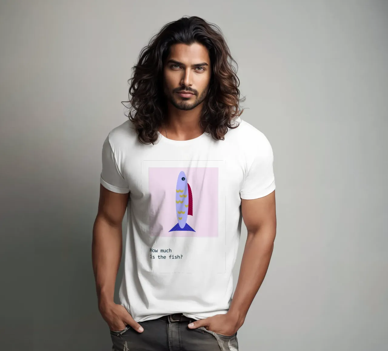 How much is the fish t-shirt da B Art
