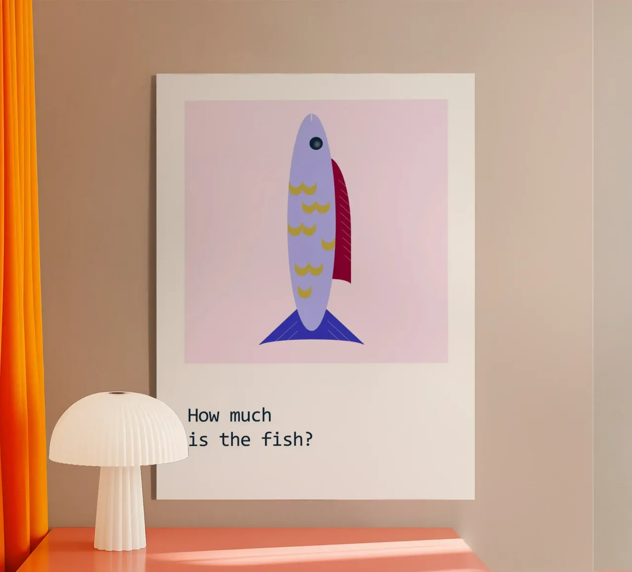 How much is the fish plexiglass da B Art