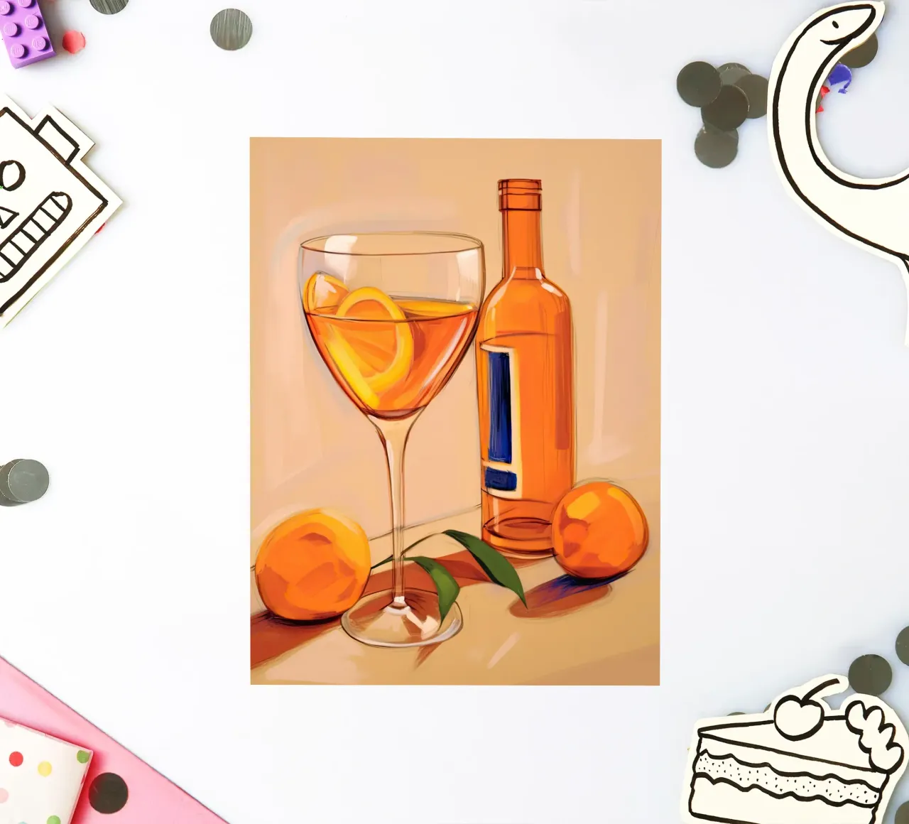 Aperol Spritz sticker by DaarbyN
