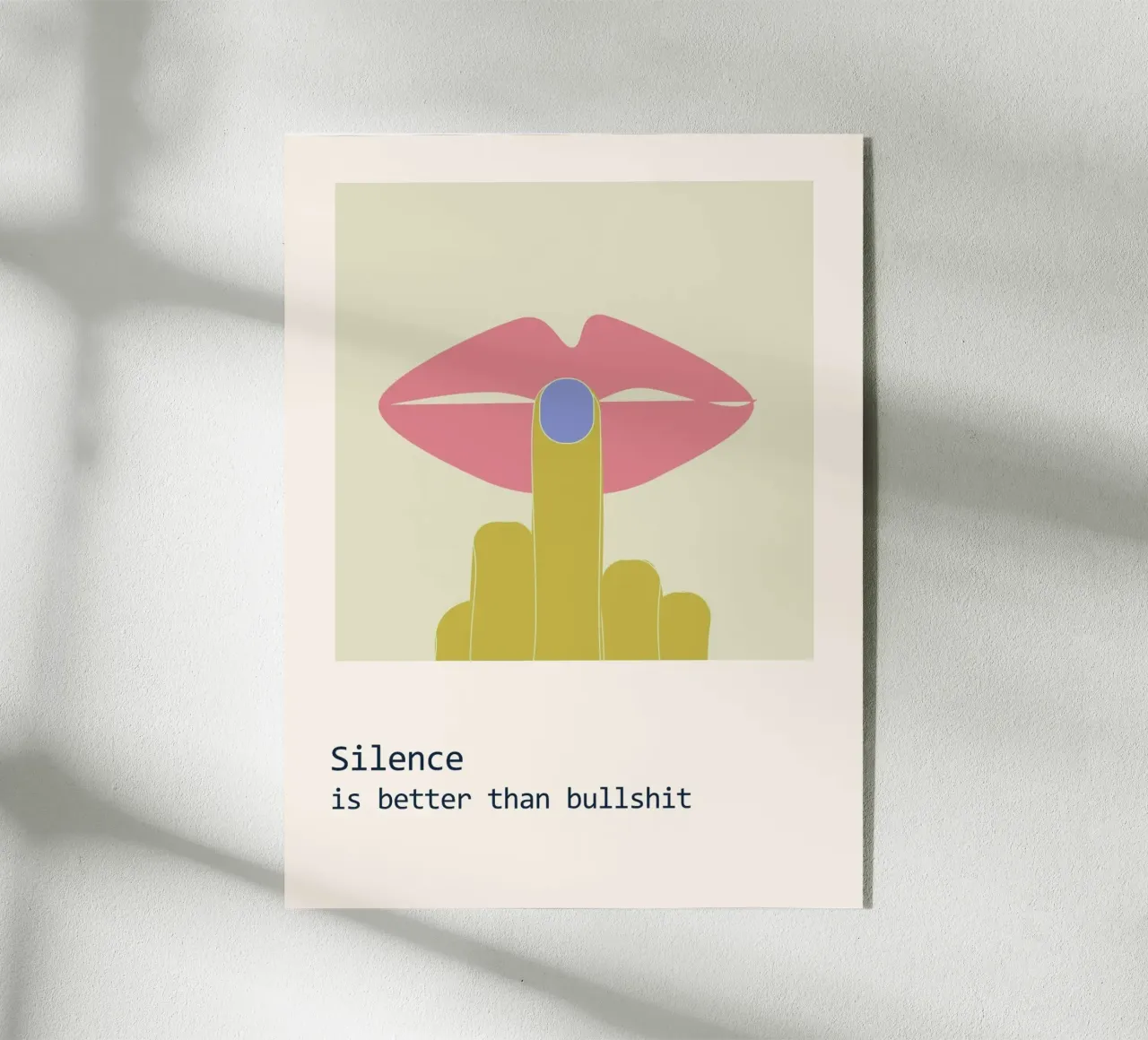 Il silenzio plexiglass da B Art