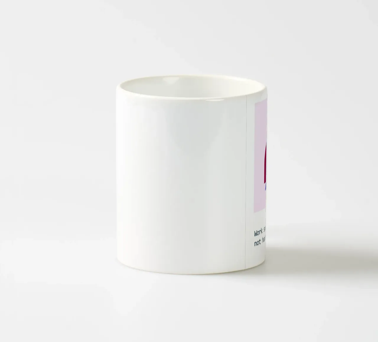 Lavorare in modo intelligente, non duro tazza in ceramica da B Art