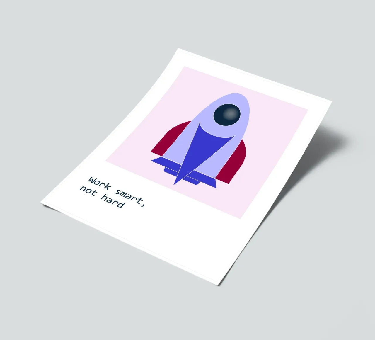 Work smart not hard sticker sheet by B Art