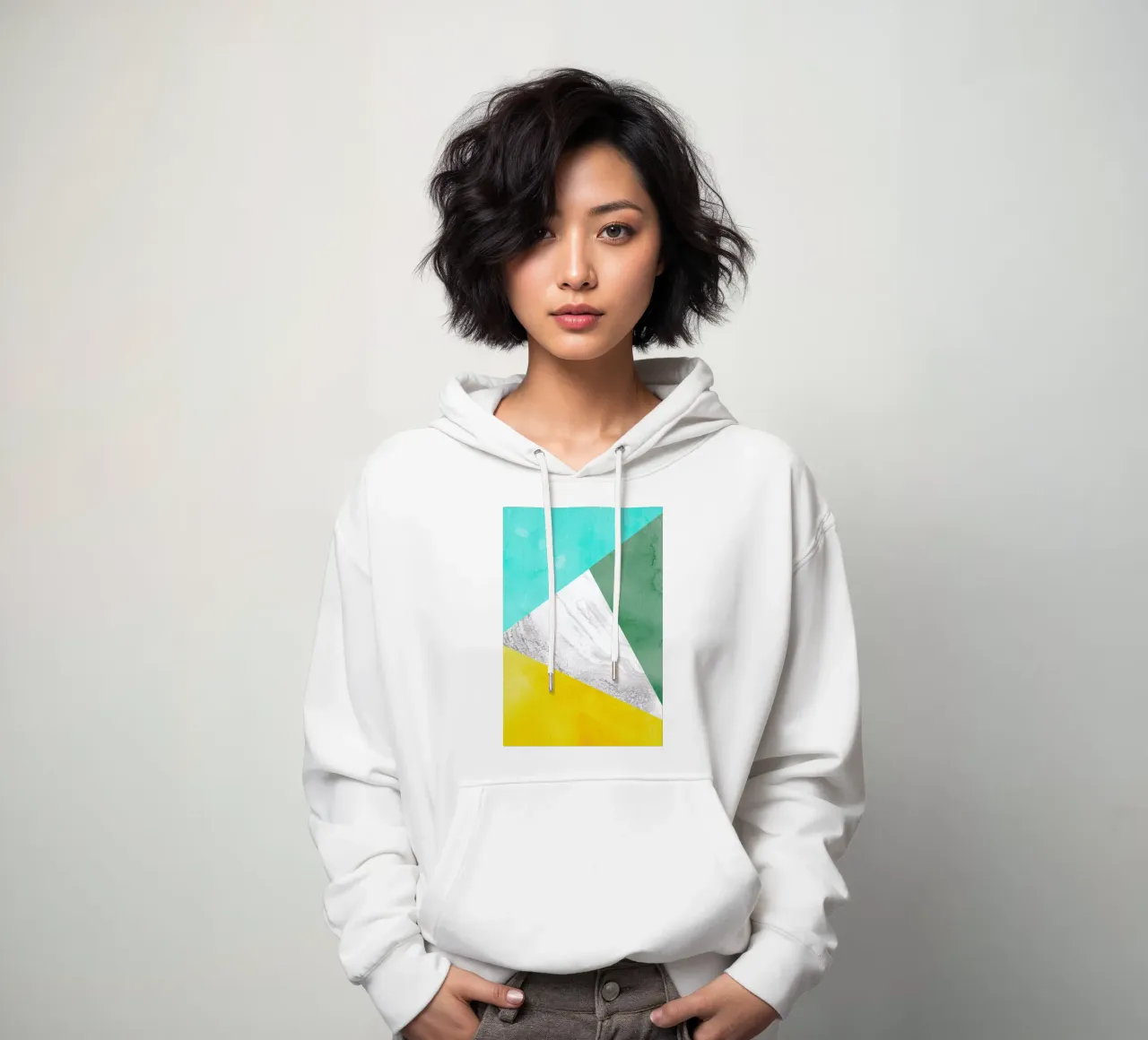 Print 08 felpa con cappuccio da Lila & Lola