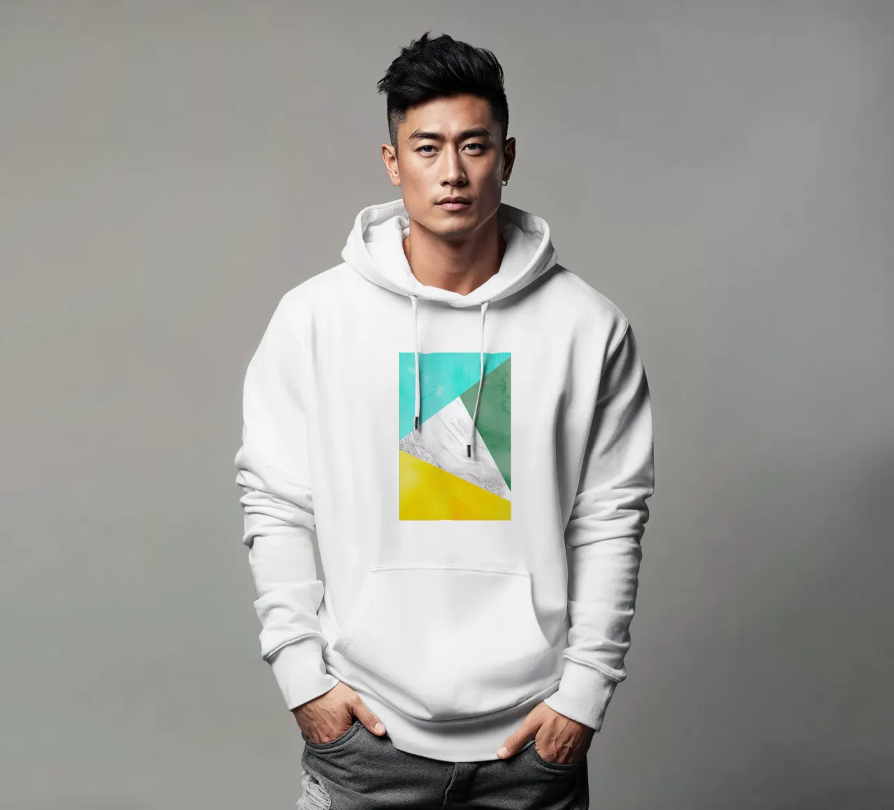 Print 08 felpa con cappuccio da Lila & Lola