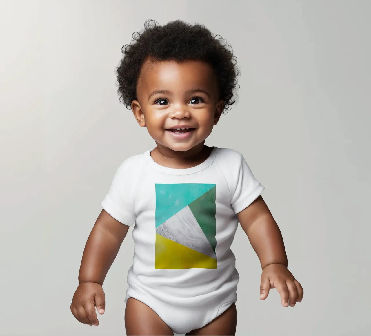 Print 08 body neonato maniche corte da Lila x Lola