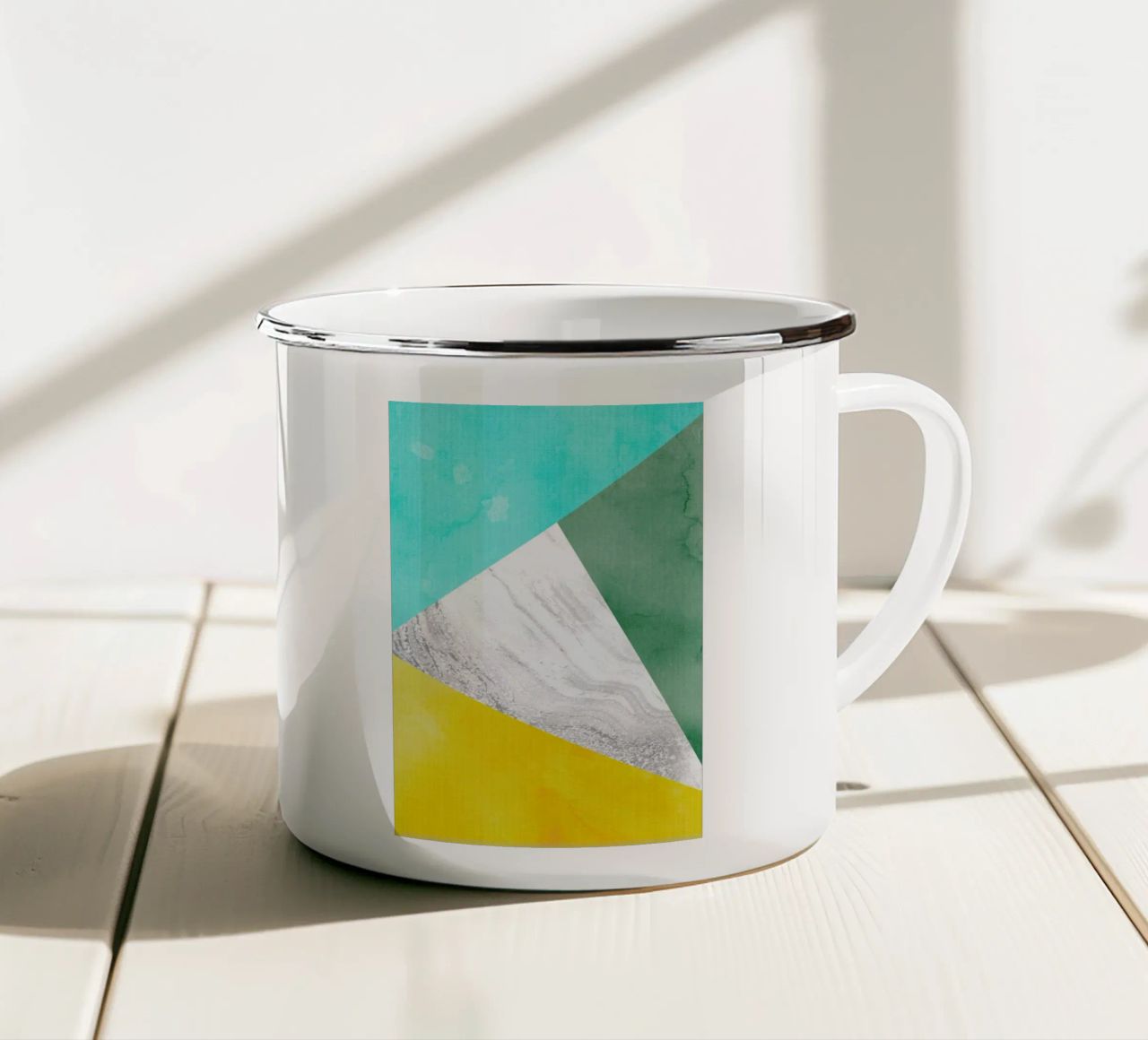 Print 08 tazza in smalto da Lila x Lola