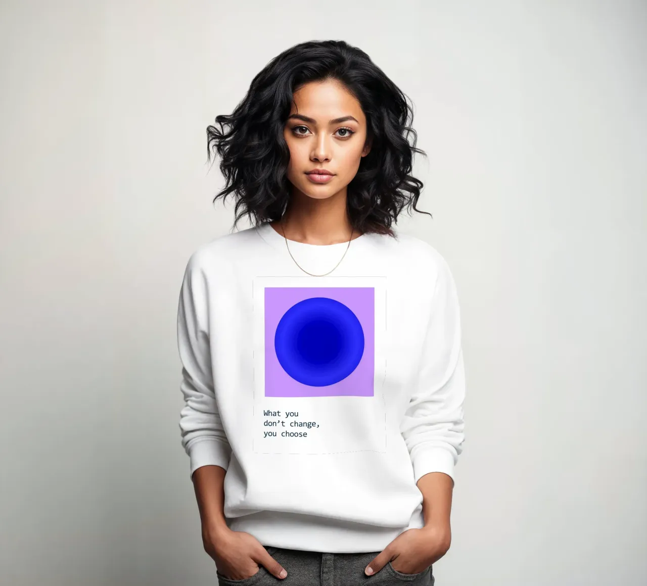 Was du nicht änderst, wählst du Sweatshirt von B Art