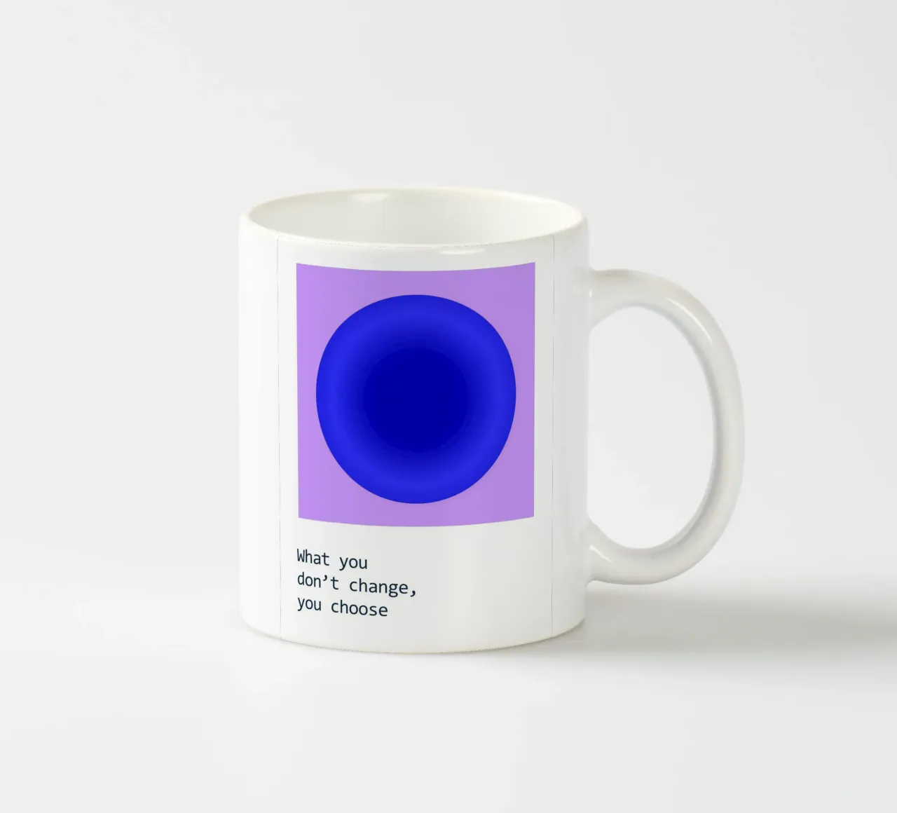 Was du nicht änderst, wählst du Keramik Tasse von B Art