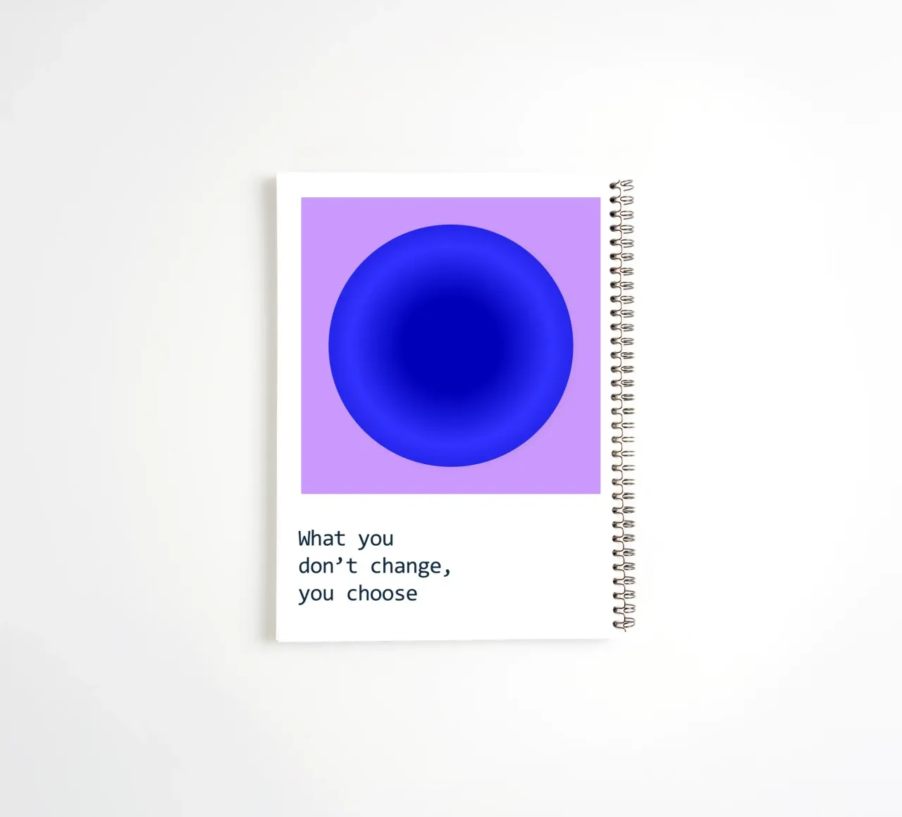 Was du nicht änderst, wählst du Ringbuch von B Art