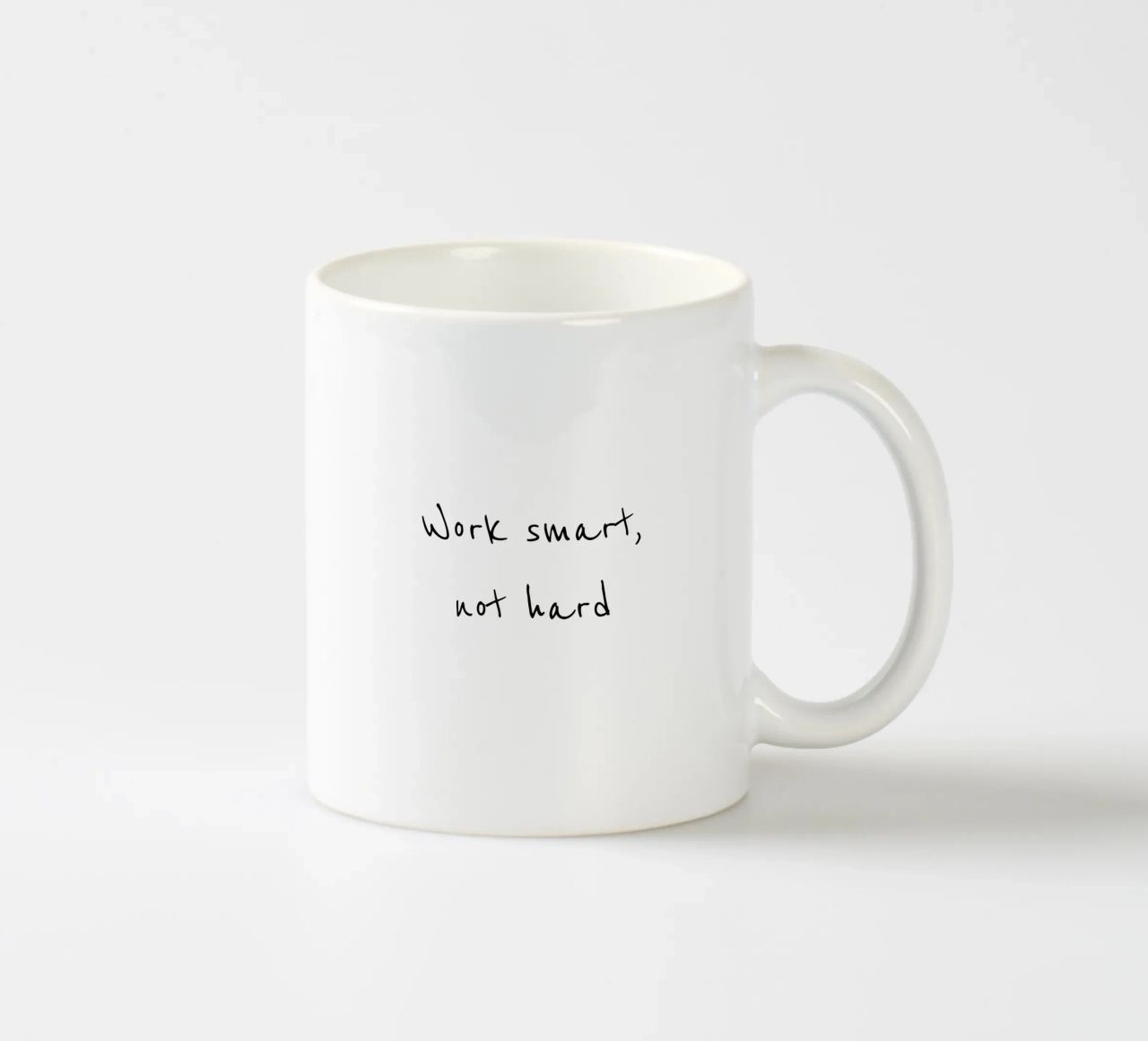 Work smart, not hard tazza in ceramica da B Art