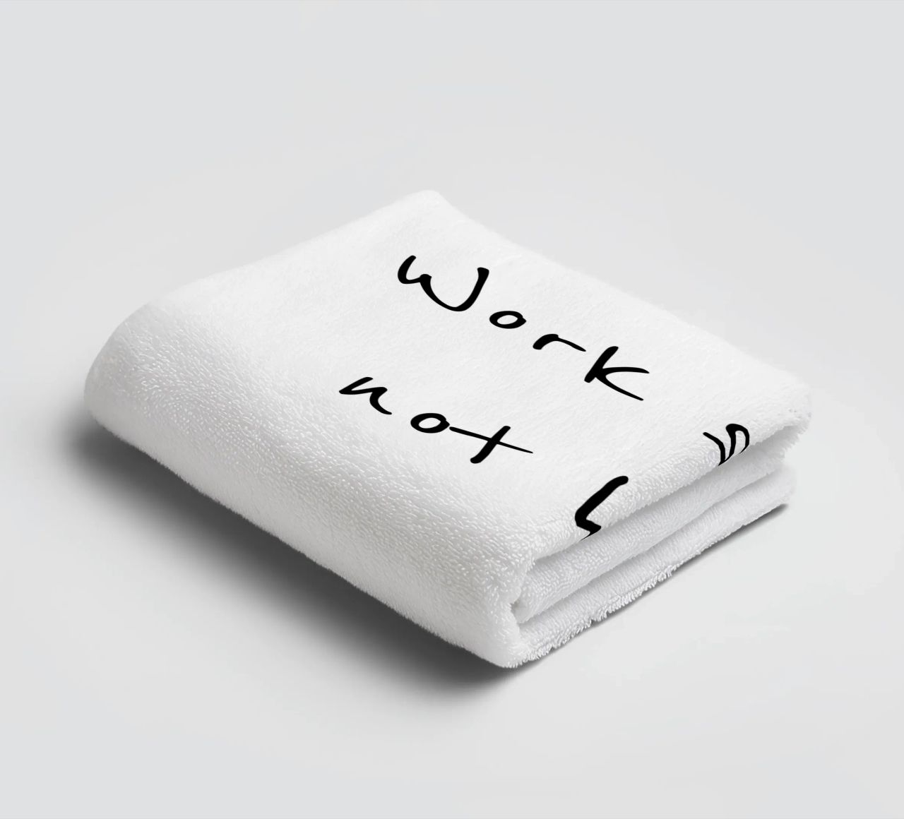 Work smart, not hard asciugamano da bagno da B Art