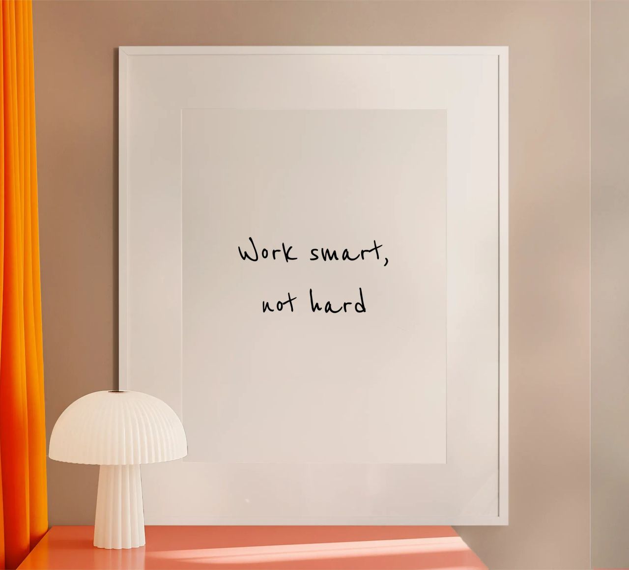 Work smart, not hard carta hahnemühle da B Art