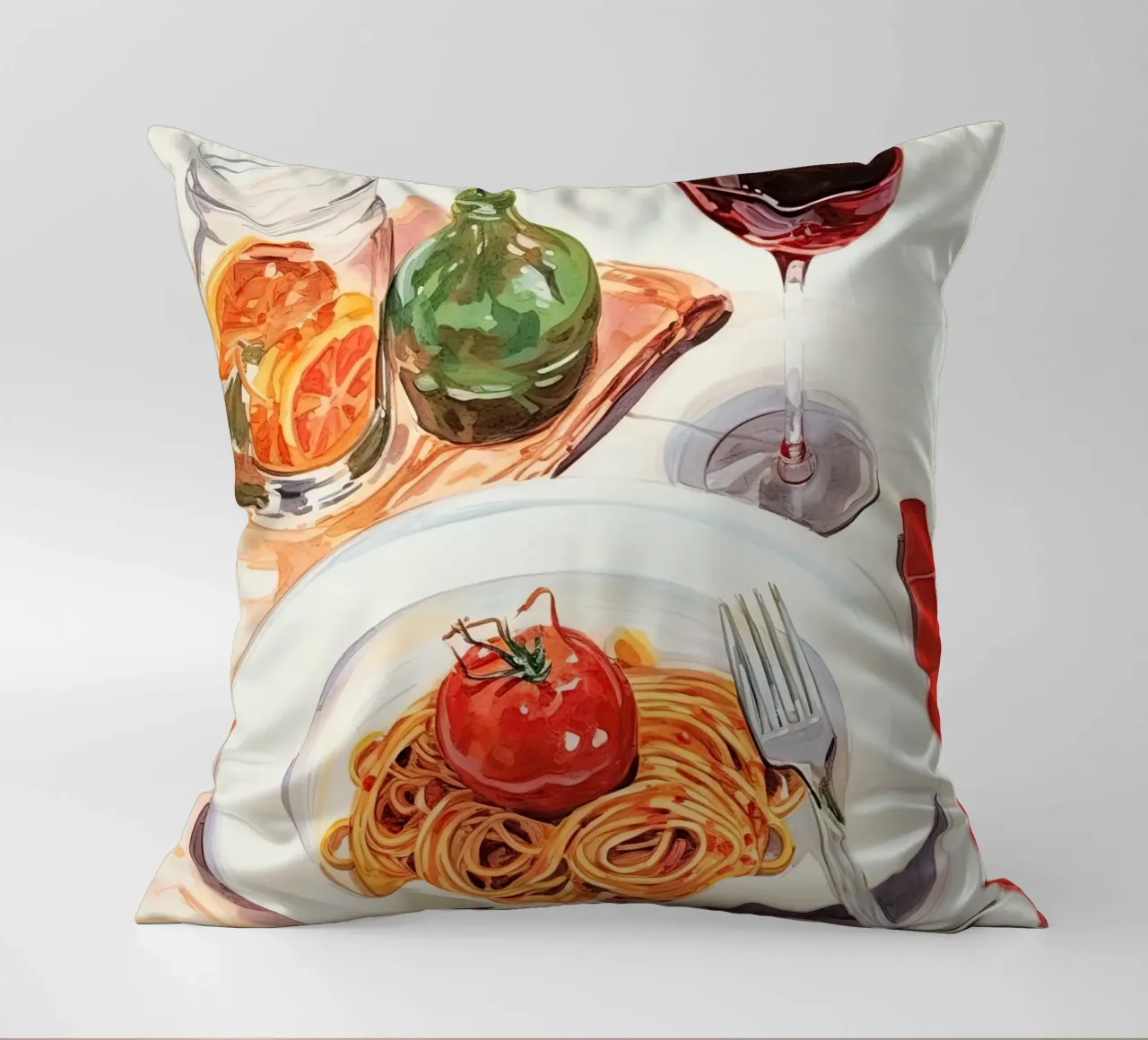 Spaghetti Delight cuscino da DaarbyN