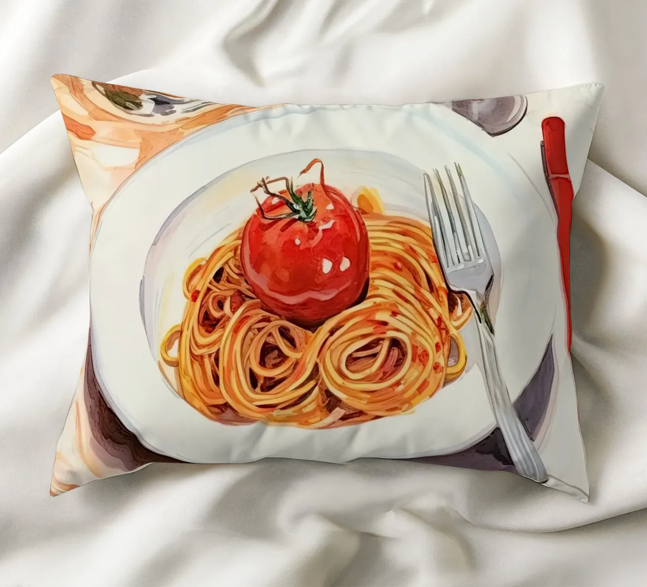 Spaghetti Delight cuscino da DaarbyN