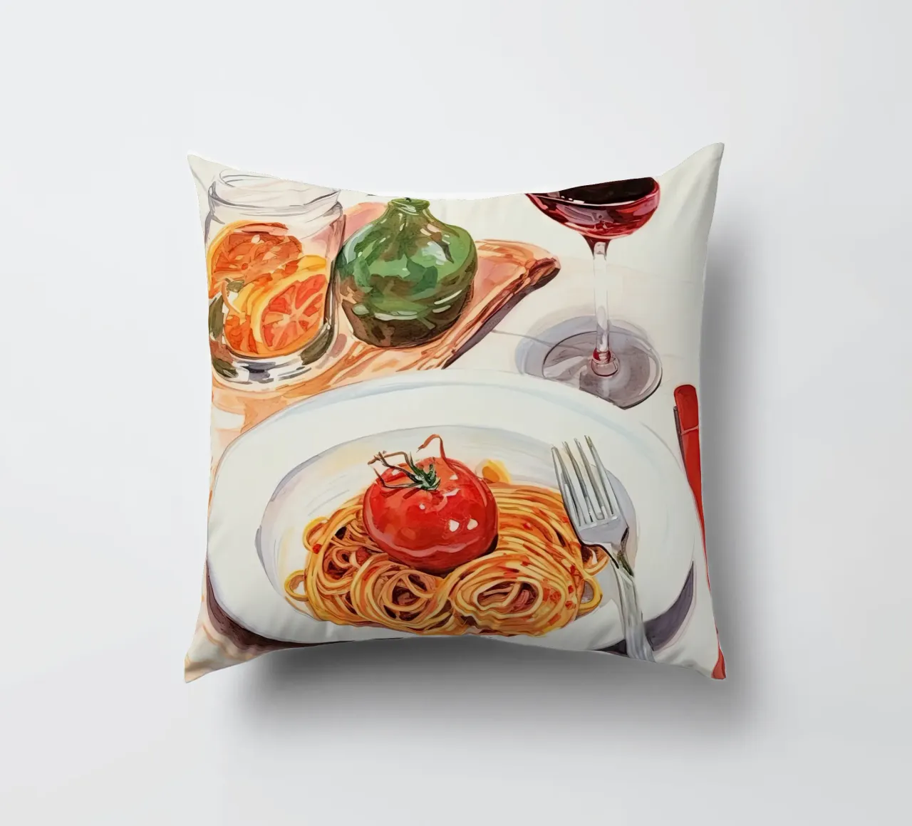 Spaghetti Delight cuscino da DaarbyN