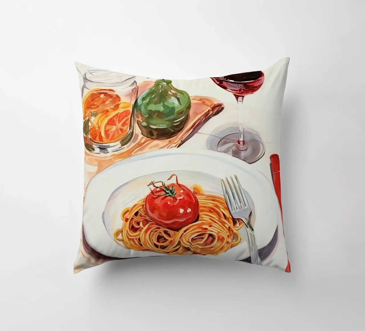 Spaghetti Delight cuscino da DaarbyN