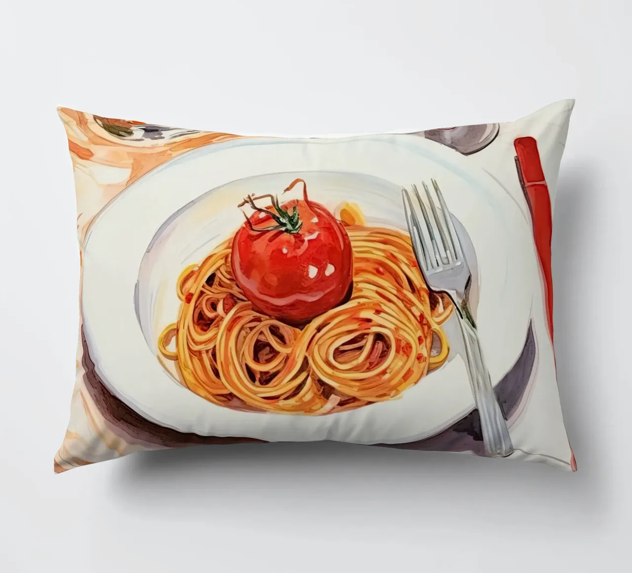 Spaghetti Delight cuscino da DaarbyN