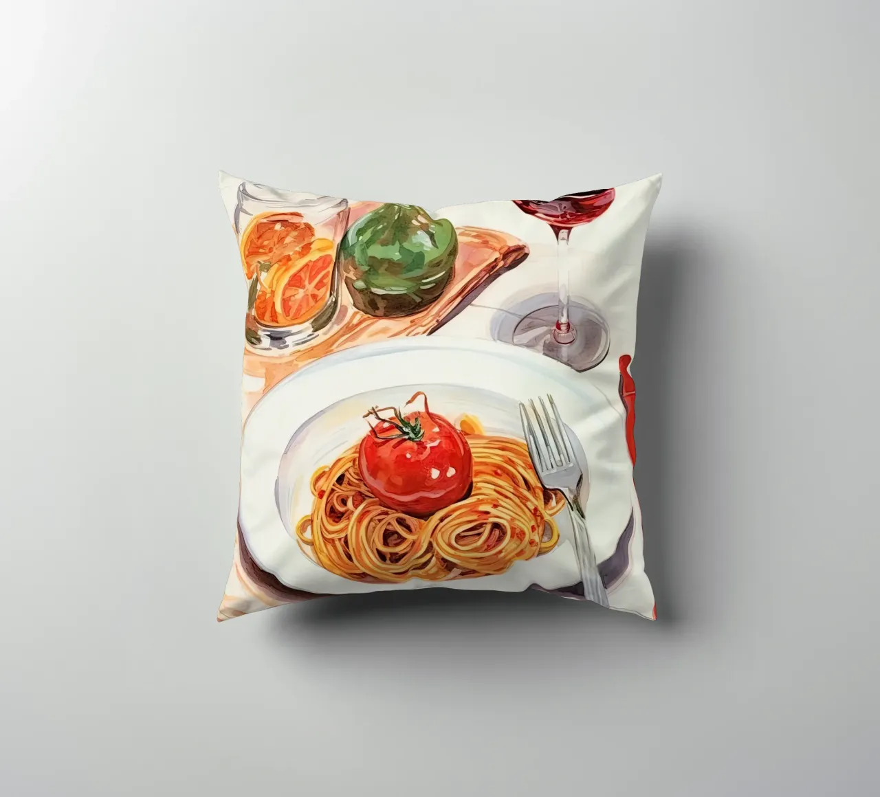 Spaghetti Delight cuscino da DaarbyN