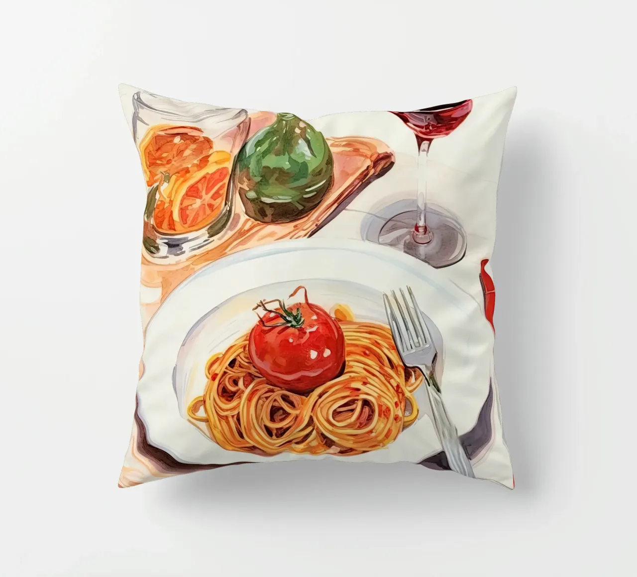 Spaghetti Delight cuscino da DaarbyN