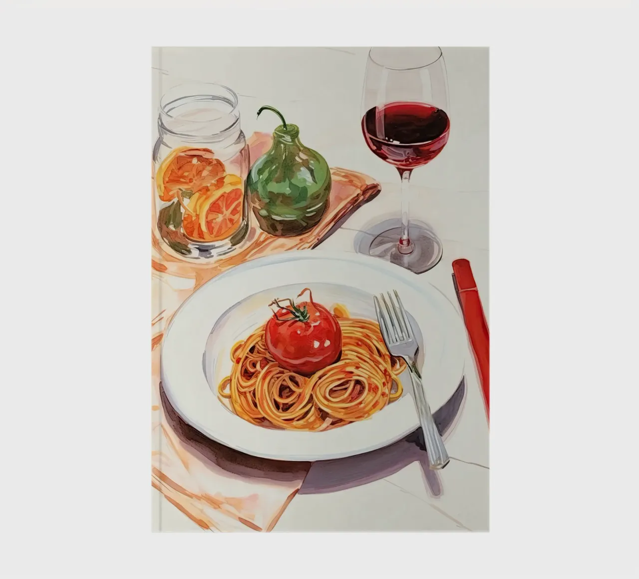 Spaghetti Delight notebook by DaarbyN