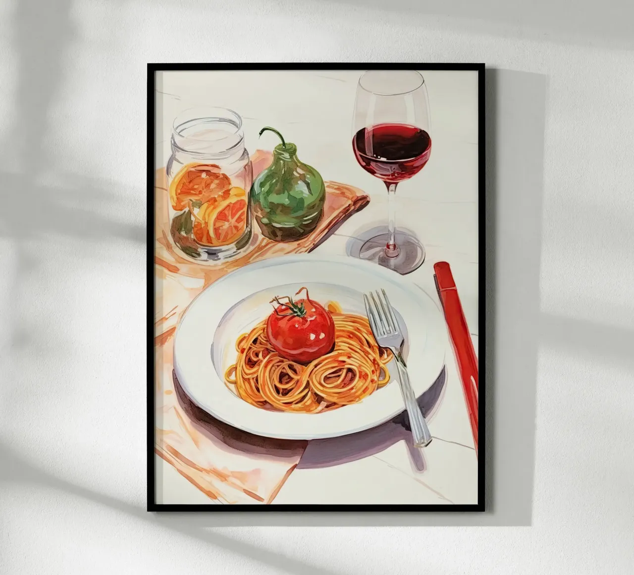 Spaghetti Delight carta hahnemühle da DaarbyN