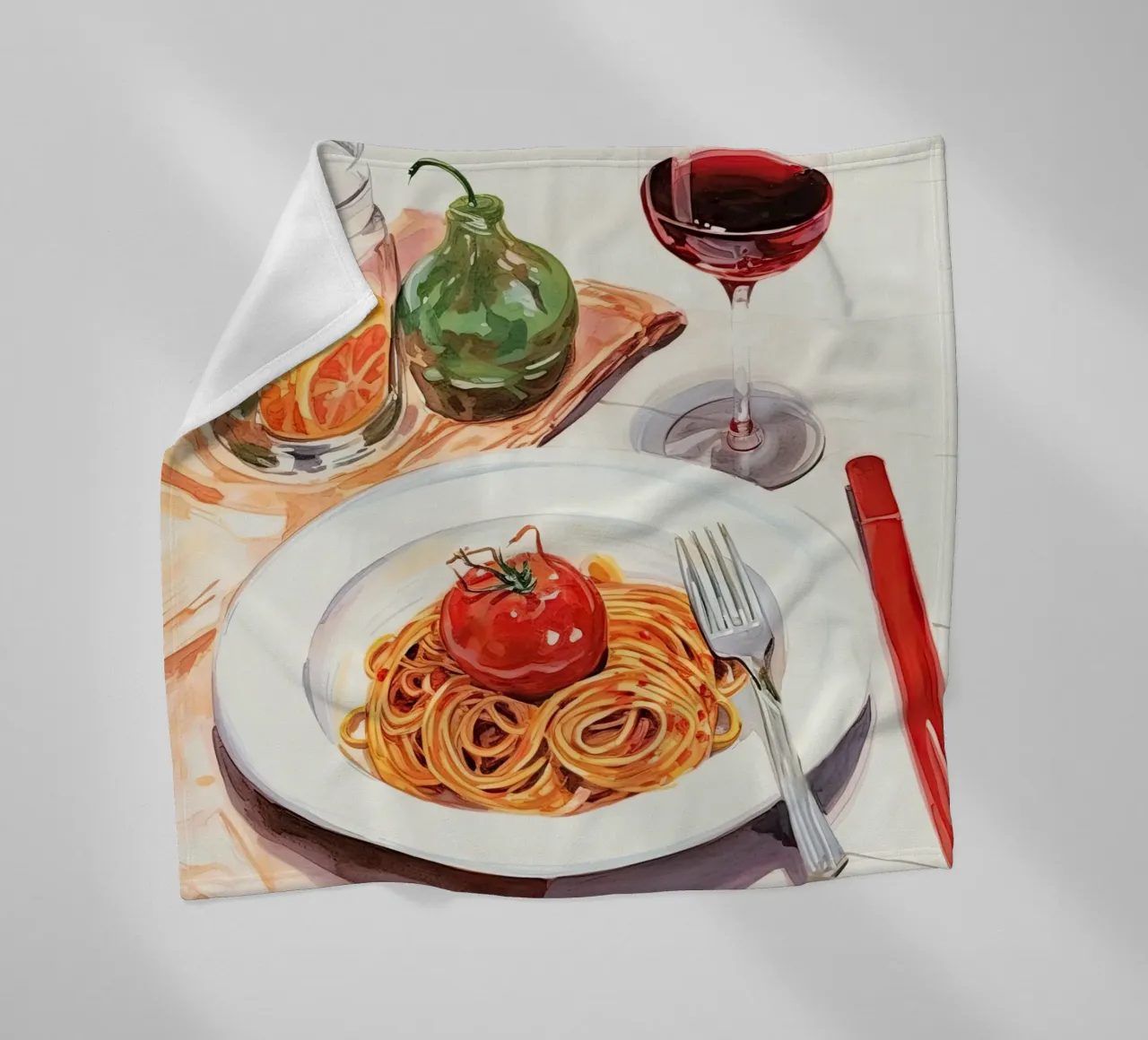 Spaghetti Delight coperta in pile da DaarbyN