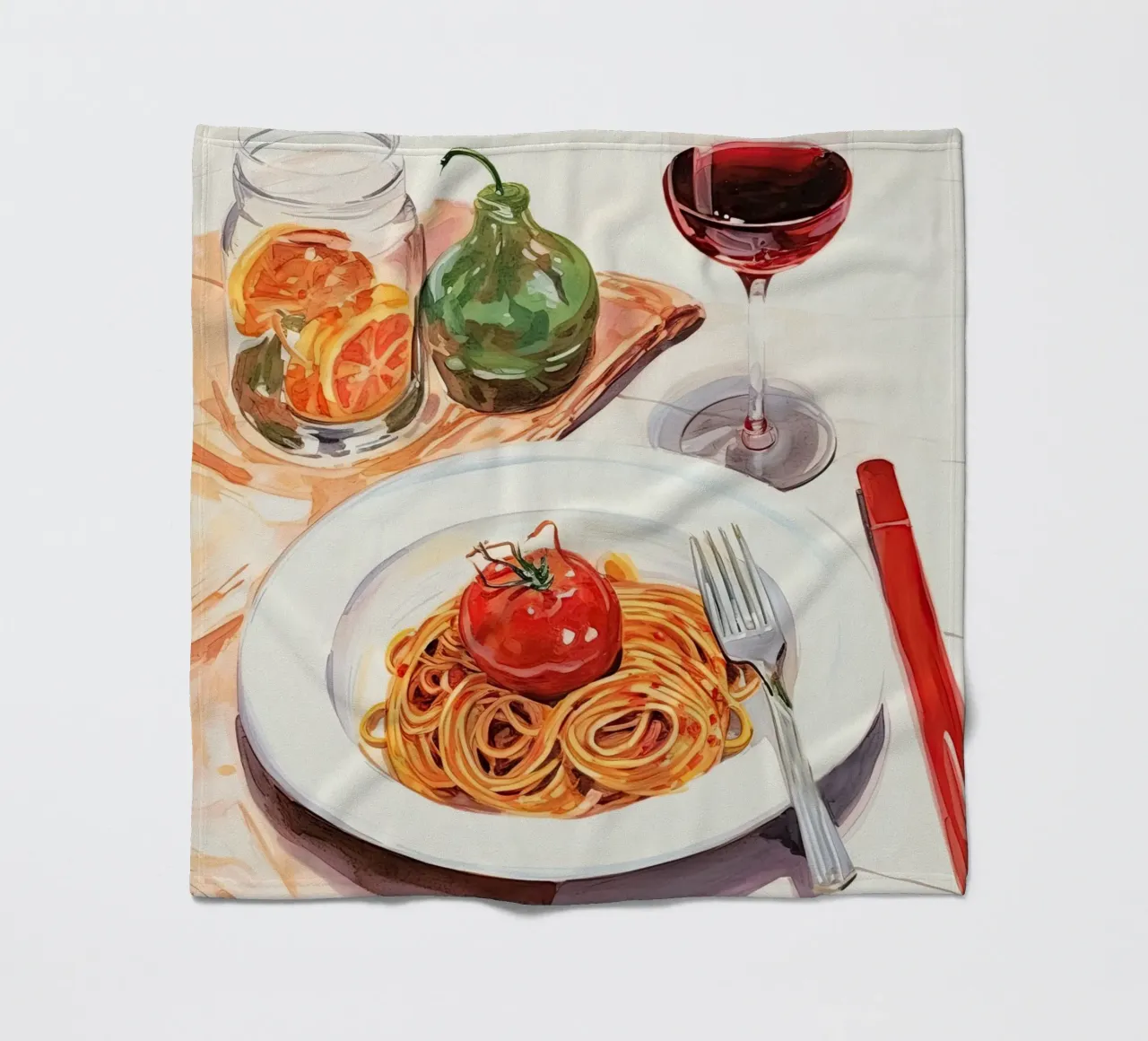 Spaghetti Delight coperta in pile da DaarbyN
