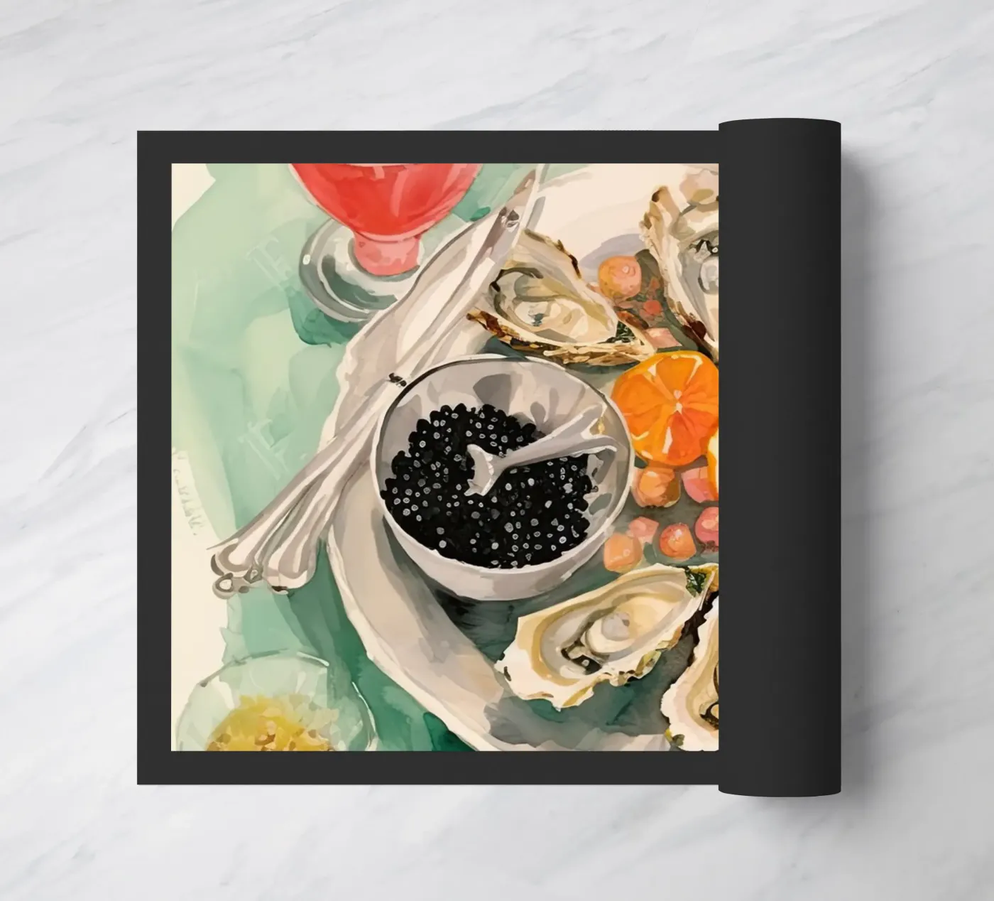 Oesters deurmat van DaarbyN