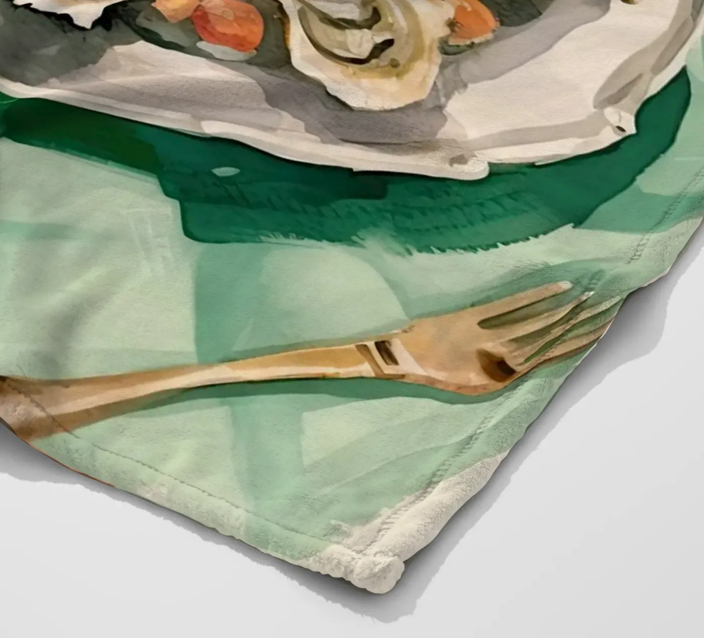 Austern Fleecedecke von DaarbyN