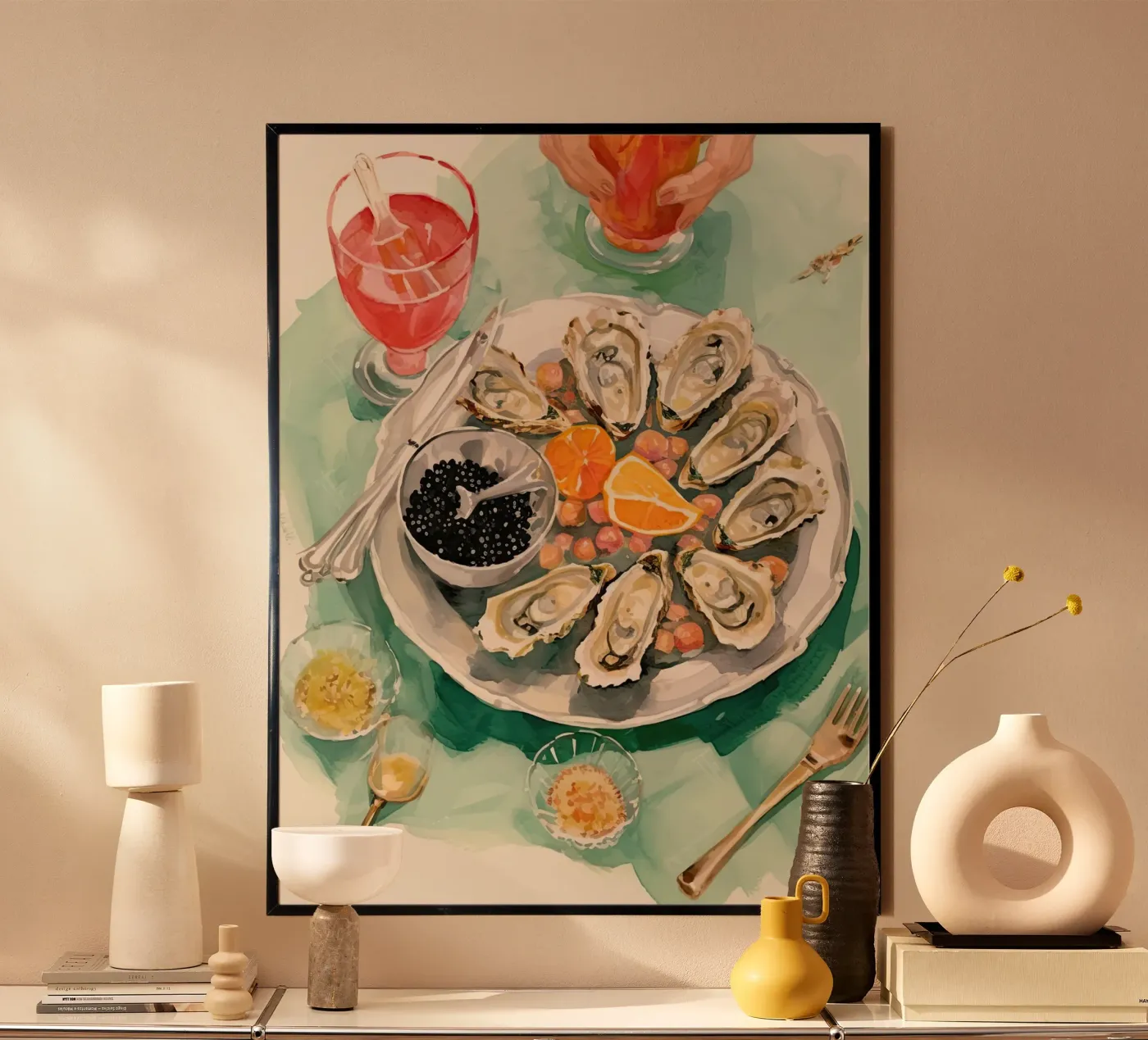 Oysters poster by DaarbyN