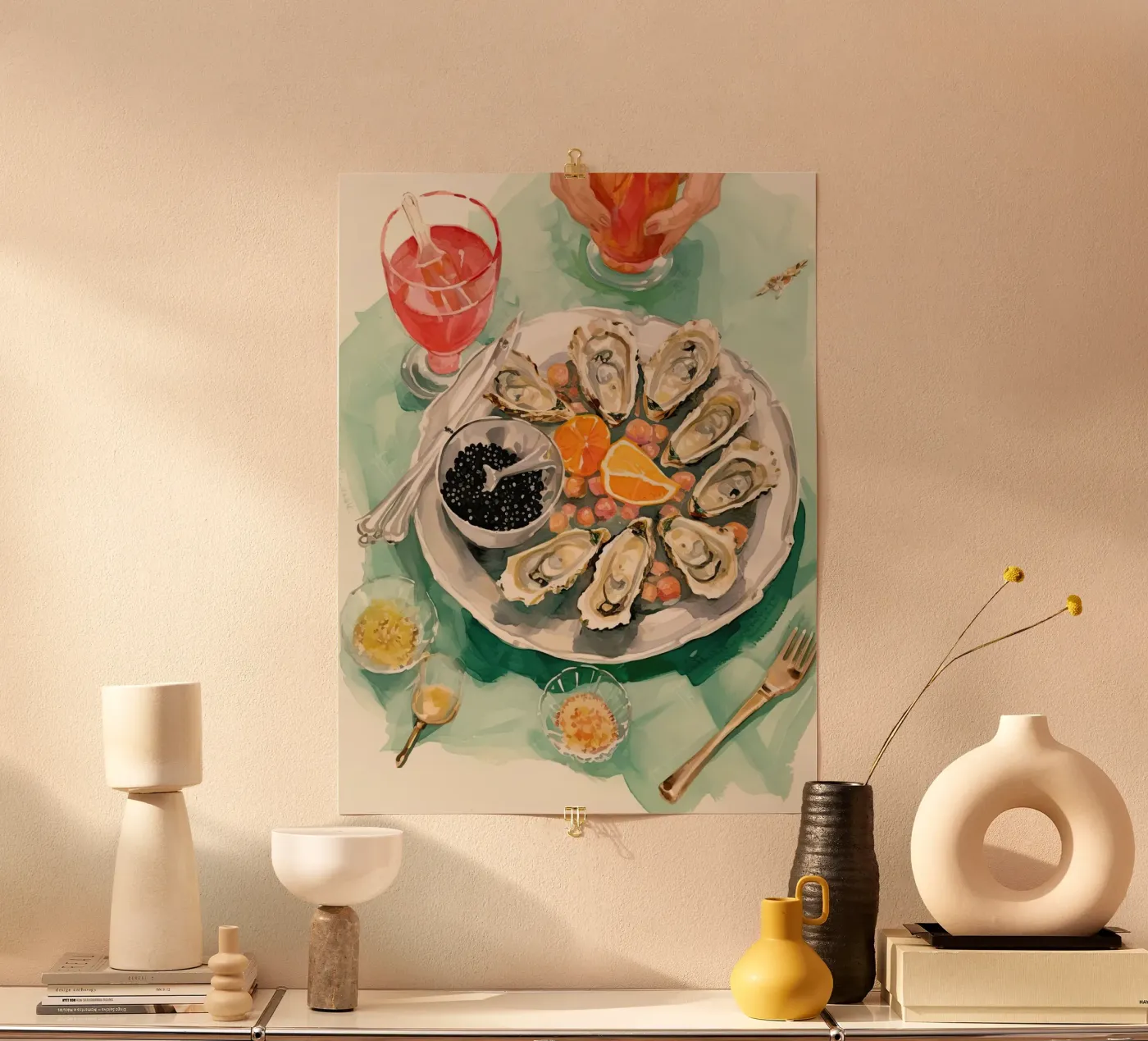 Oysters poster by DaarbyN