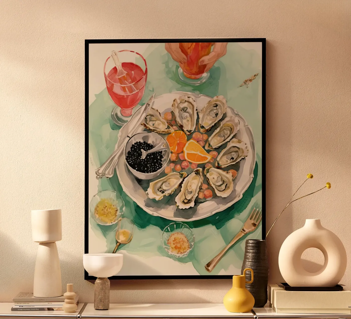Oysters poster by DaarbyN