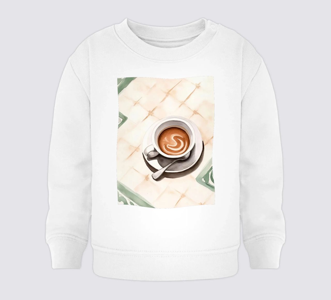 Tazza di caffè felpa neonato da DaarbyN
