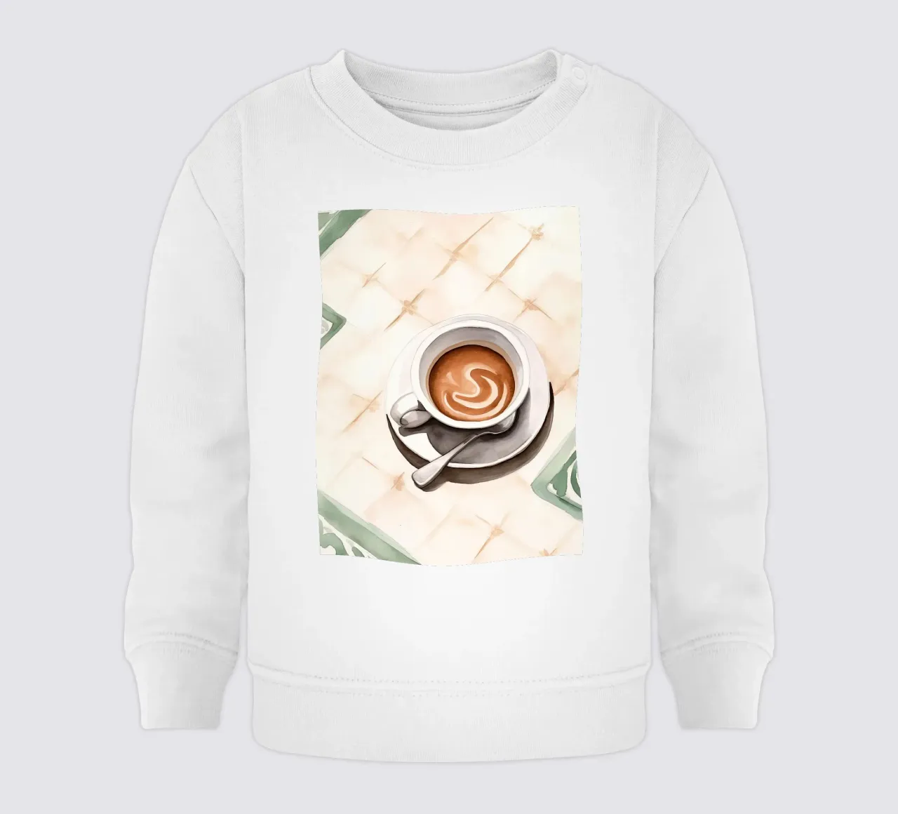 Cup Of Coffee baby sweatshirt by DaarbyN