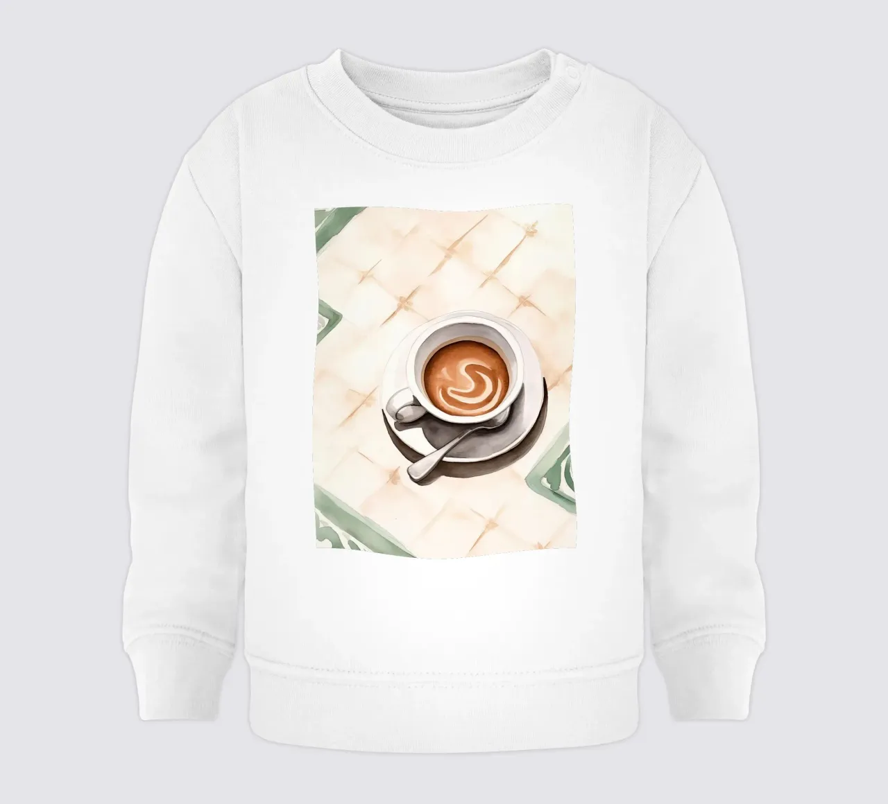 Tasse Kaffee Baby Sweatshirt von DaarbyN