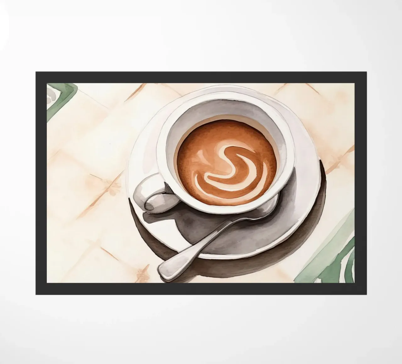 Kopje koffie deurmat van DaarbyN