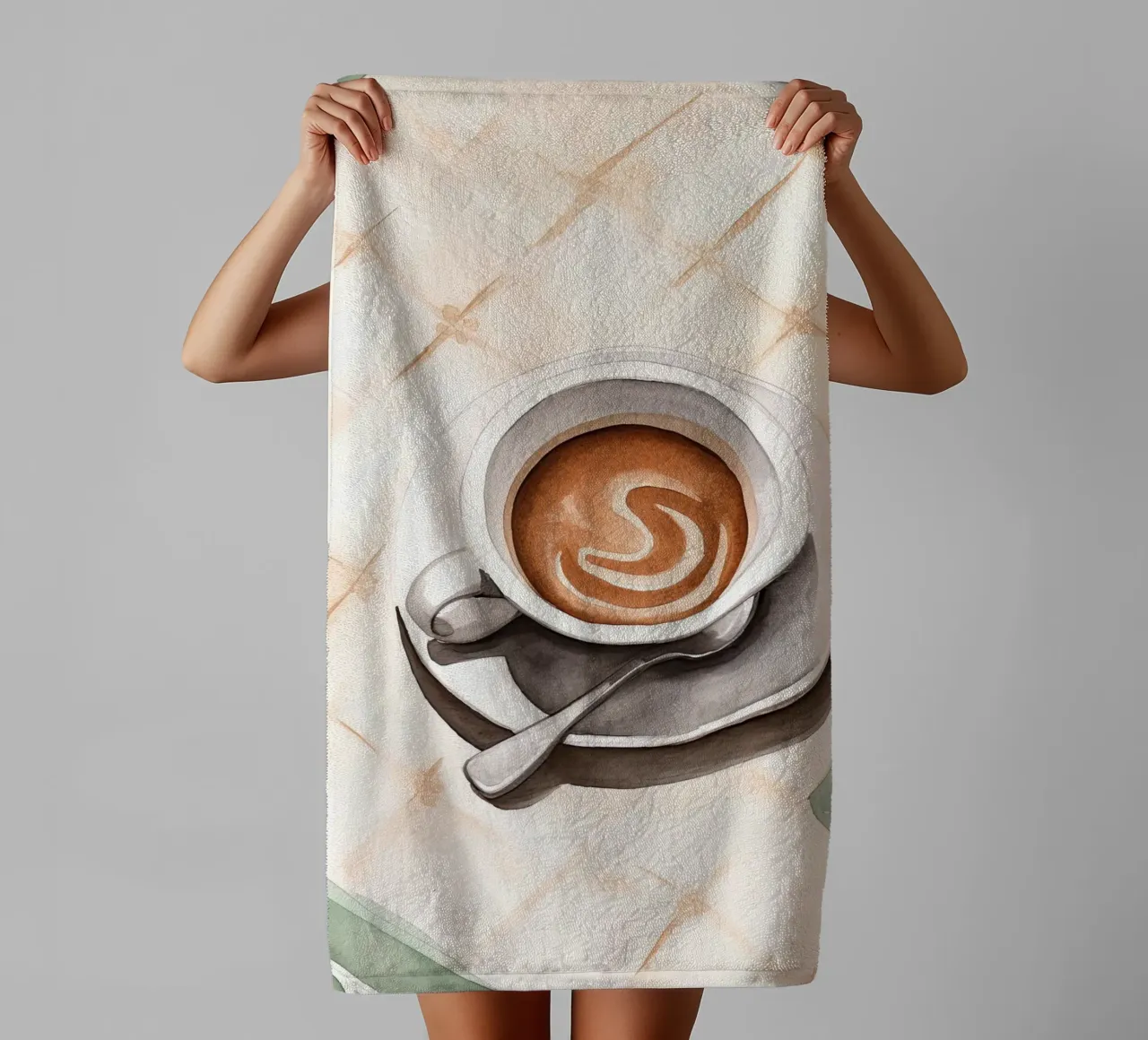 Tazza di caffè asciugamano da bagno da DaarbyN