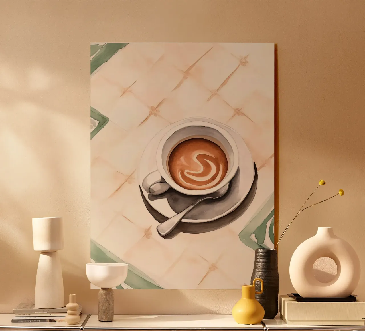 Cup Of Coffee acrylic glass by DaarbyN