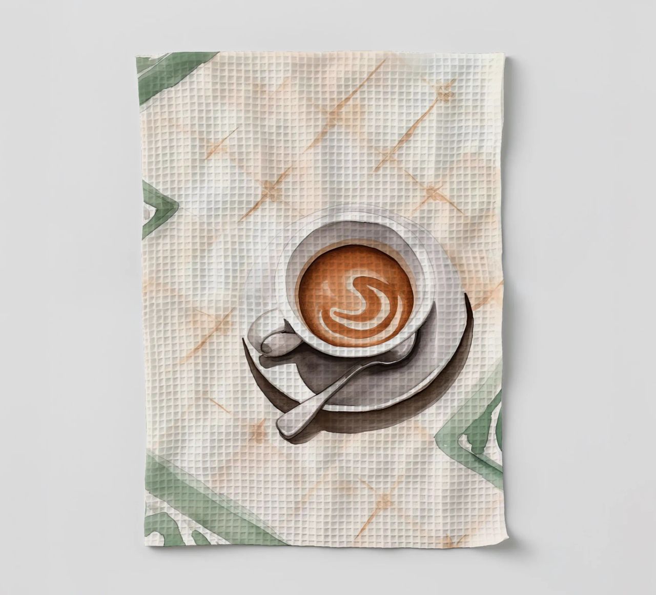 Tazza di caffè canovaccio da cucina da DaarbyN