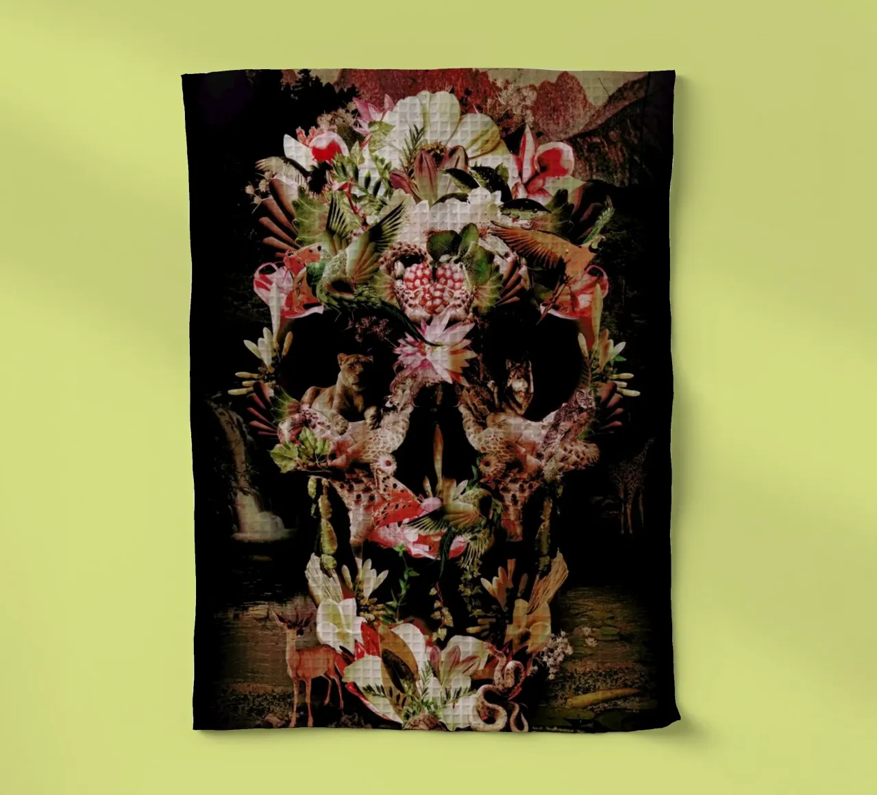 Jungle Skull canovaccio da cucina da Ali Gulec